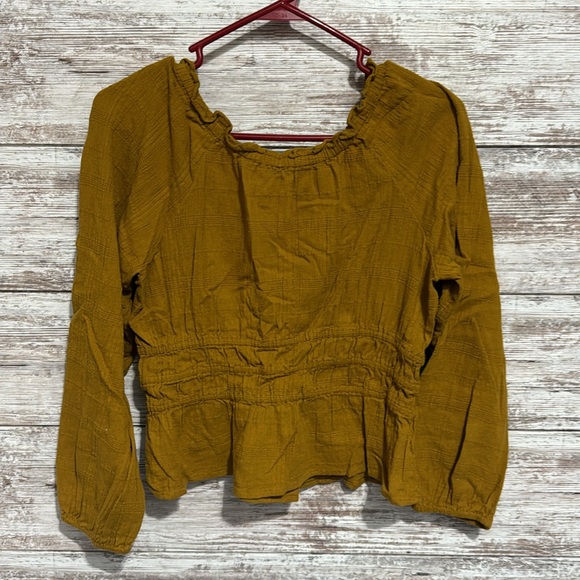 Madewell‎ Sophia Top in Textured Plaid Size M - Picture 3 of 6